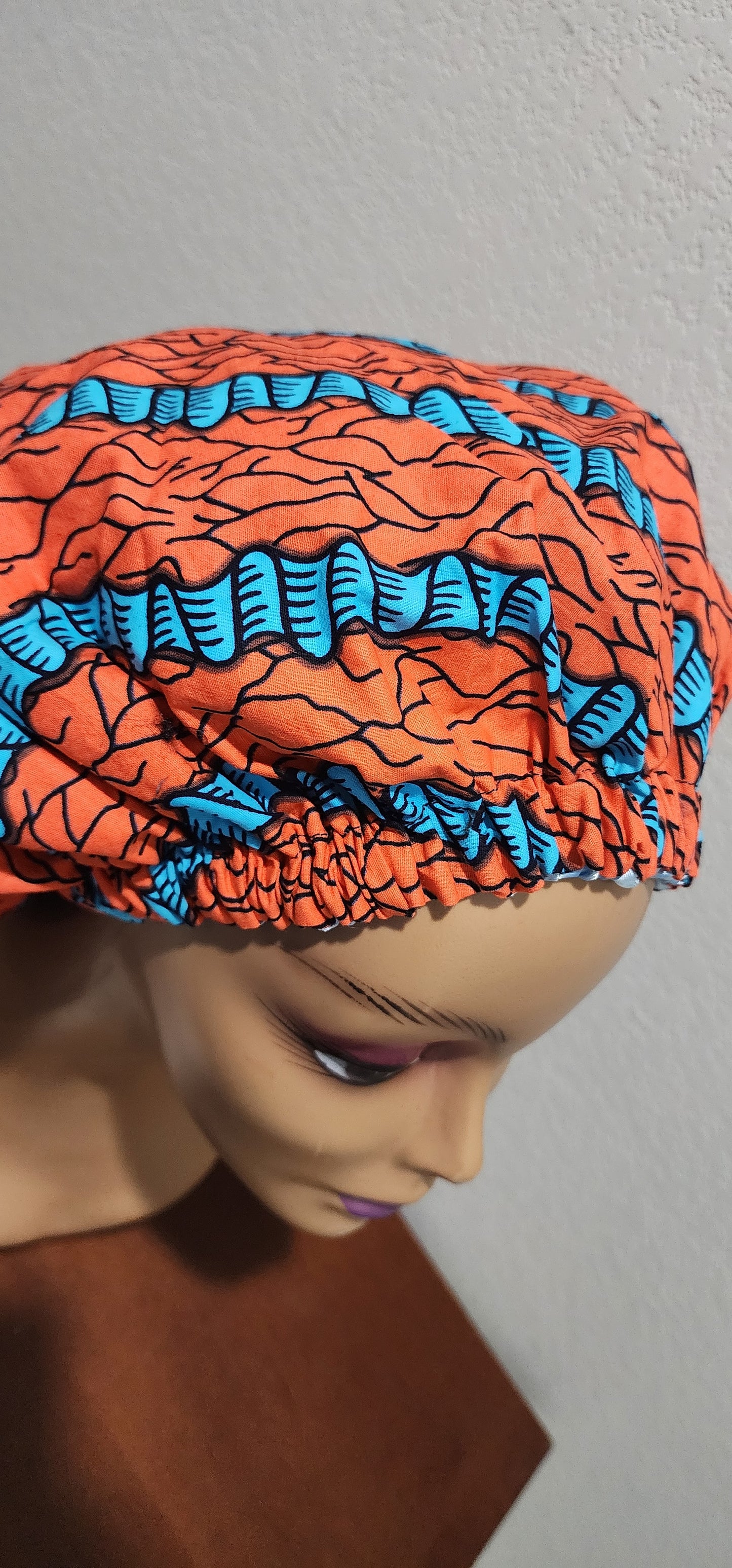 Coral Reef Ankara Bonnet