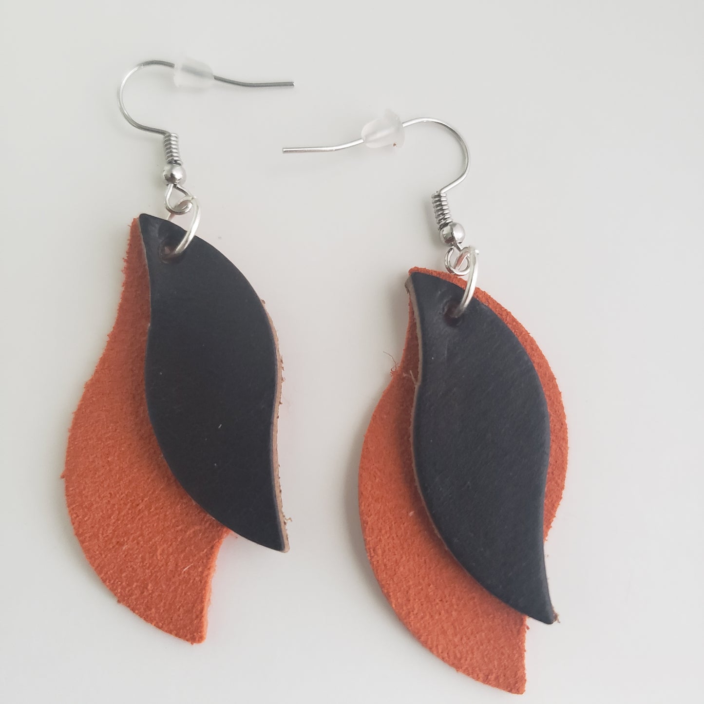 Dazzle Leather Earrings