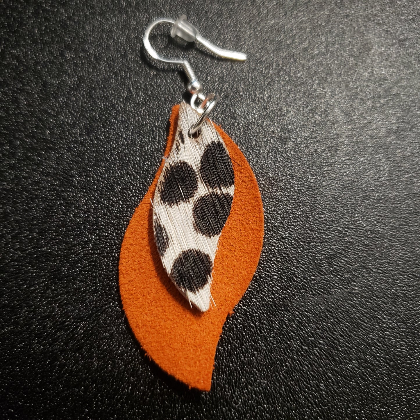 Dazzle Leather Earrings