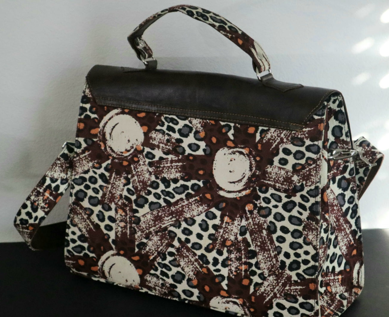 Hand Woven Kente Briefcase Bag