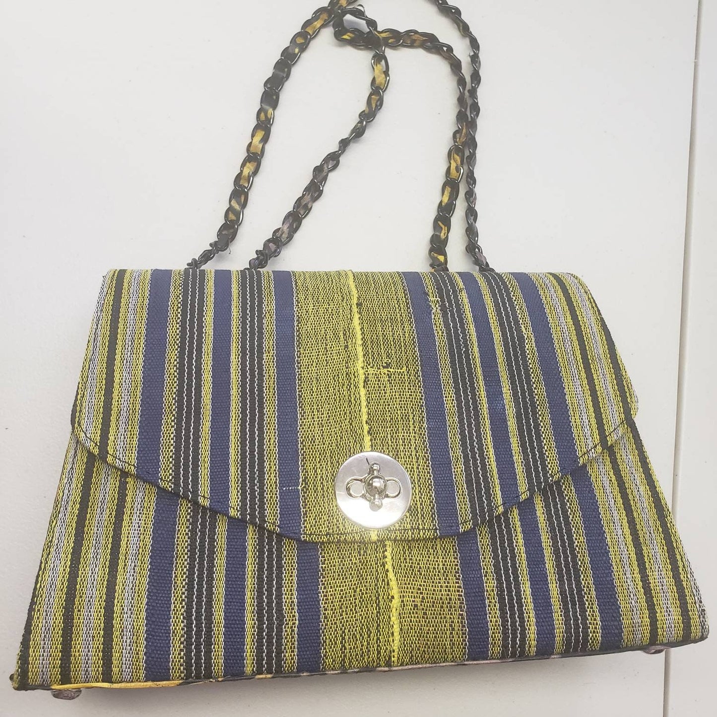Nigerian Asoke/Adire Fabric Handbag