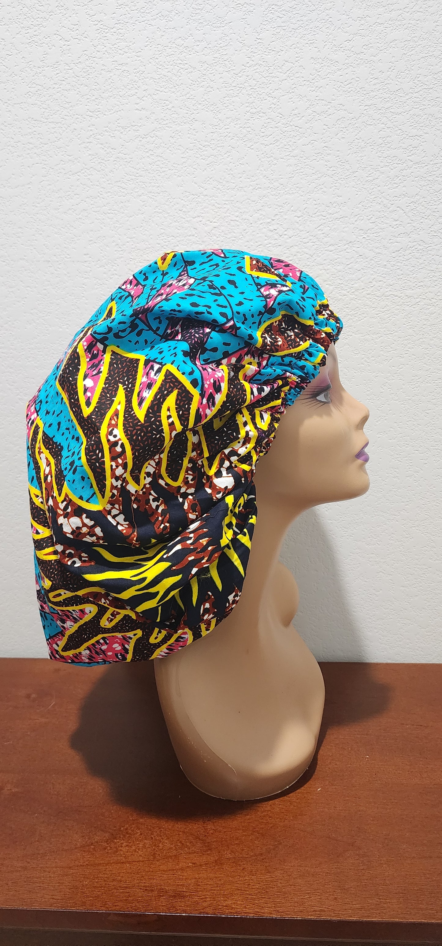 Electric Wave Ankara Bonnet