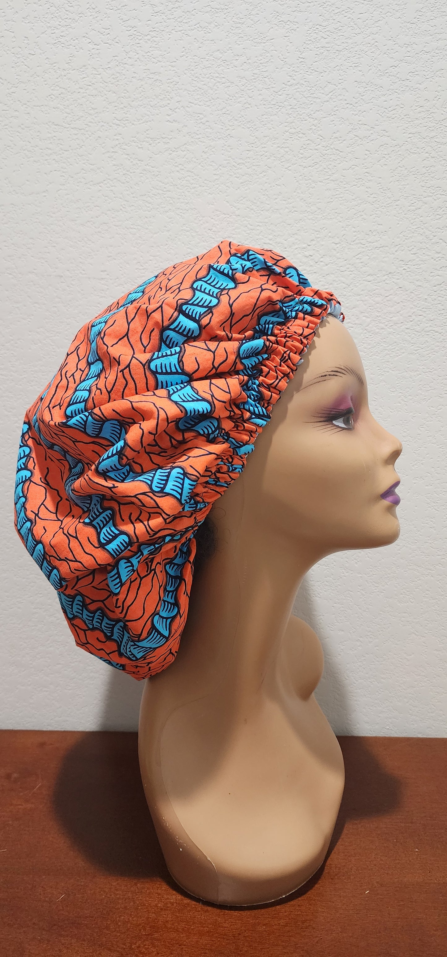 Coral Reef Ankara Bonnet