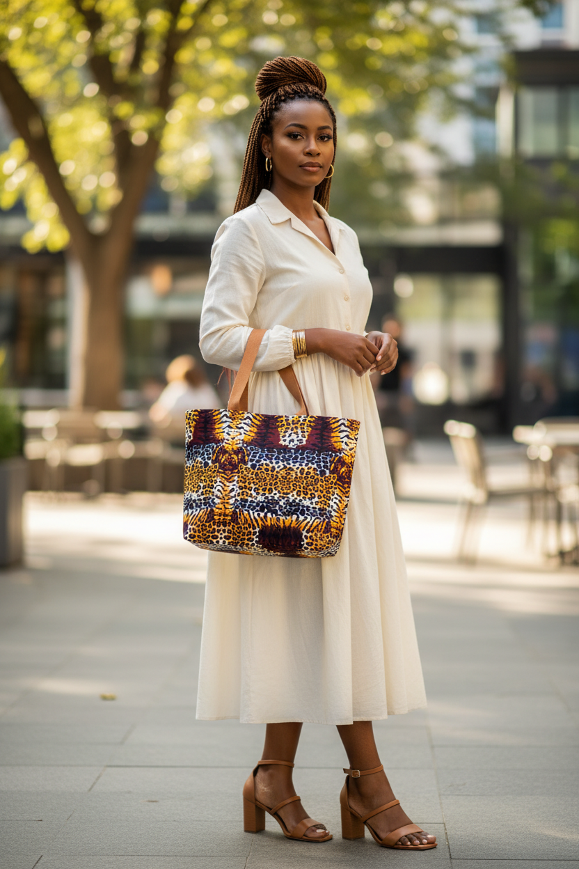 Adiaha Ankara Tote Bag