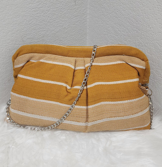 Aso-Oke Pleated Clutch – Mother’s Day Limited Edition