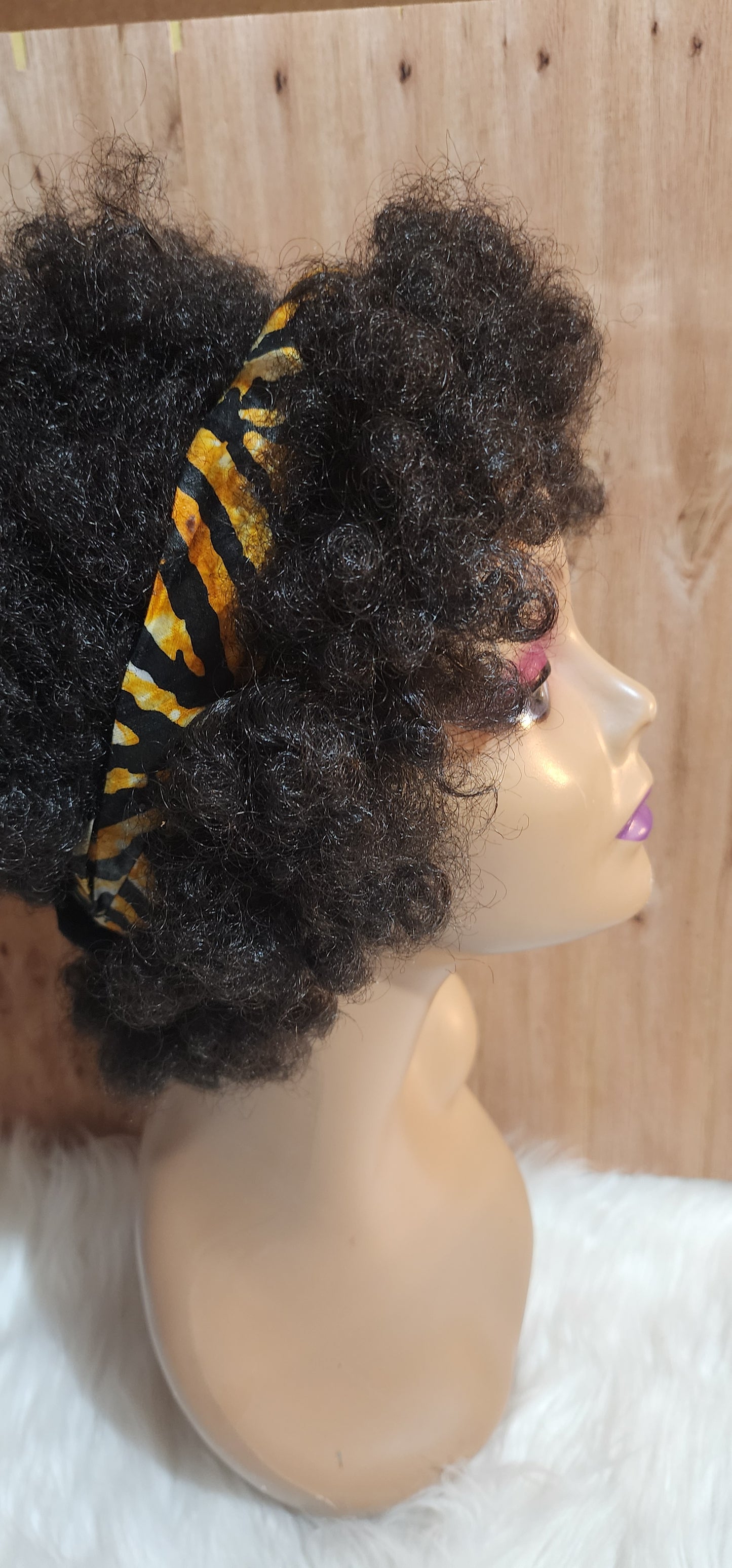 Adire African Tie dye print Twisted headband
