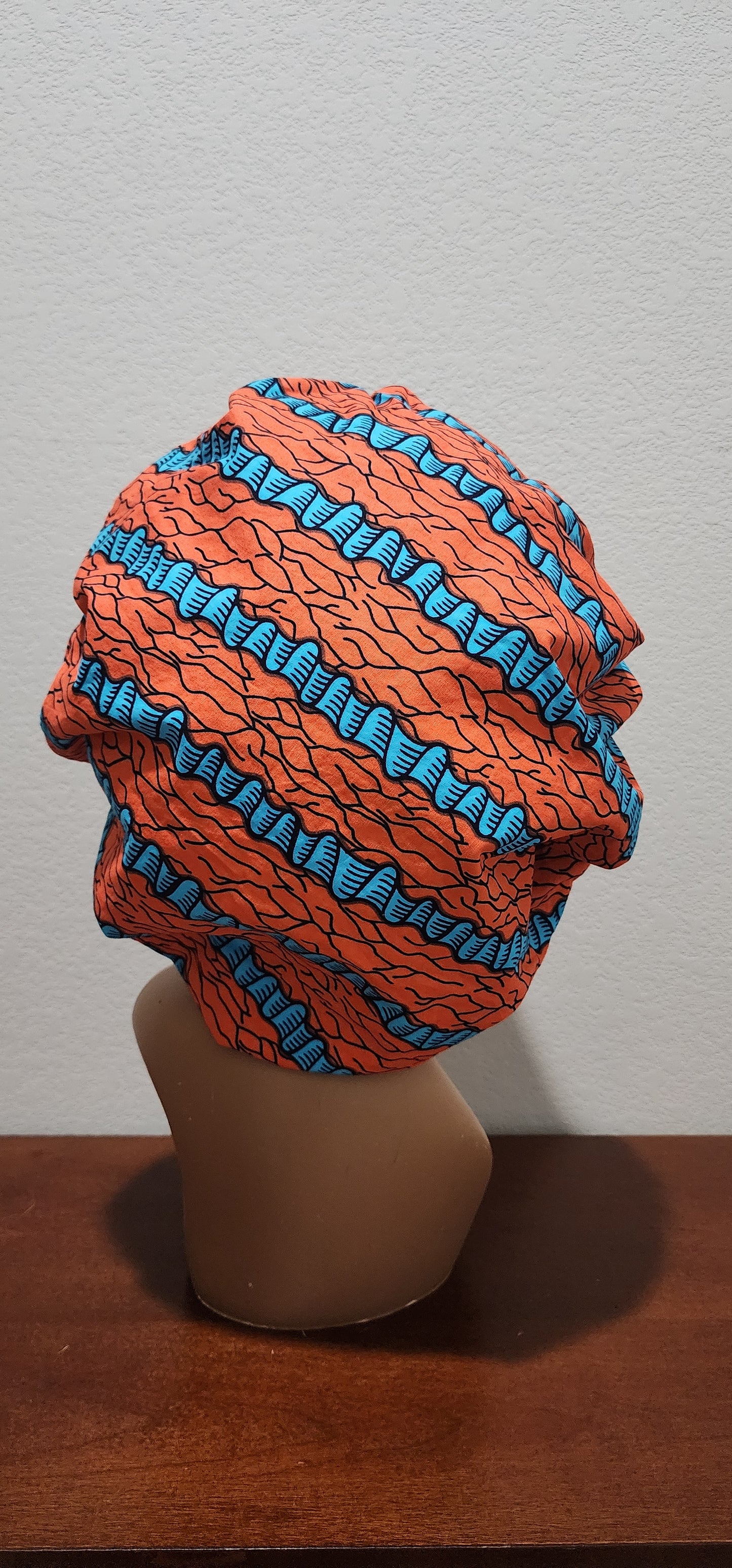 Coral Reef Ankara Bonnet