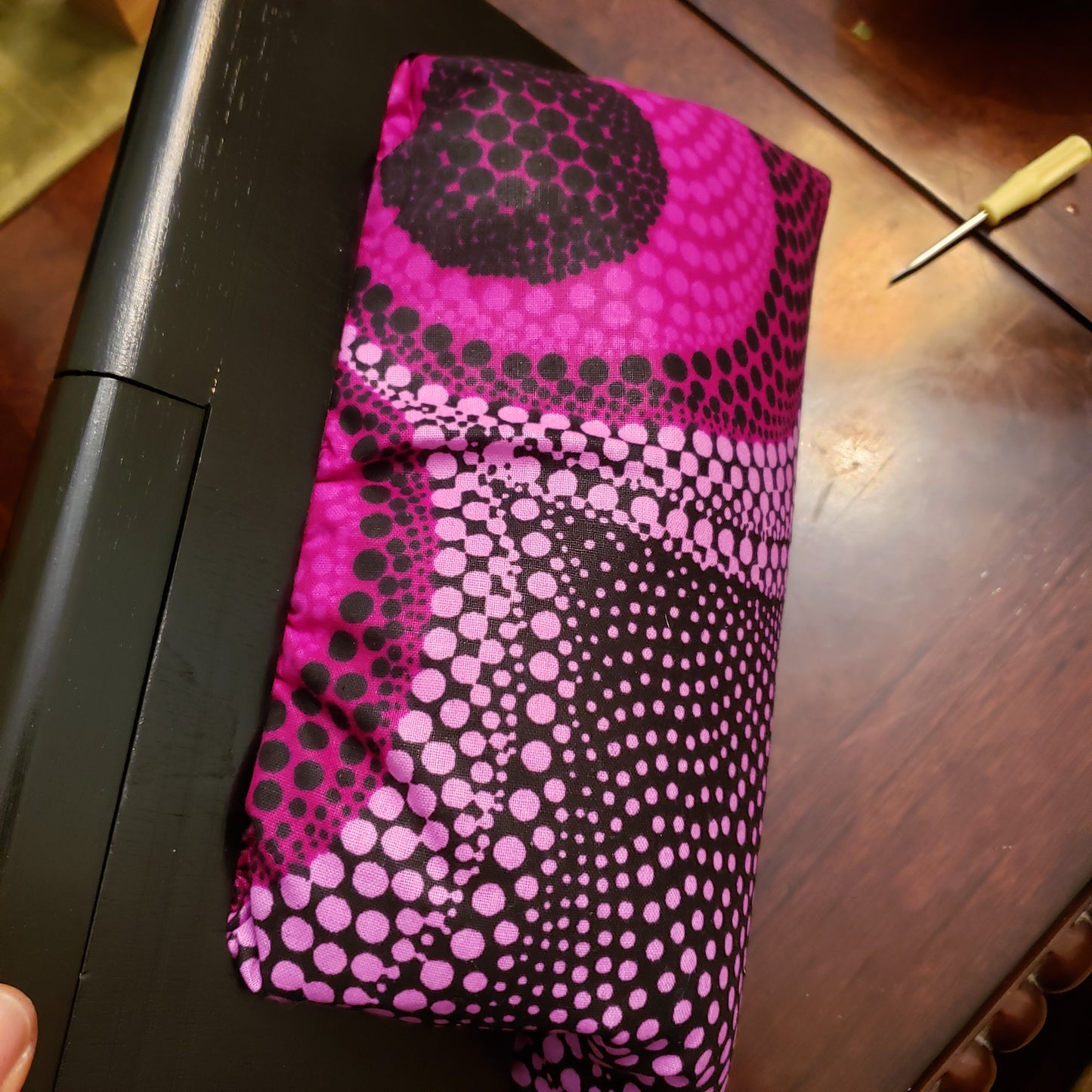 Mini Ankara Wooden Frame Ankara Clutch
