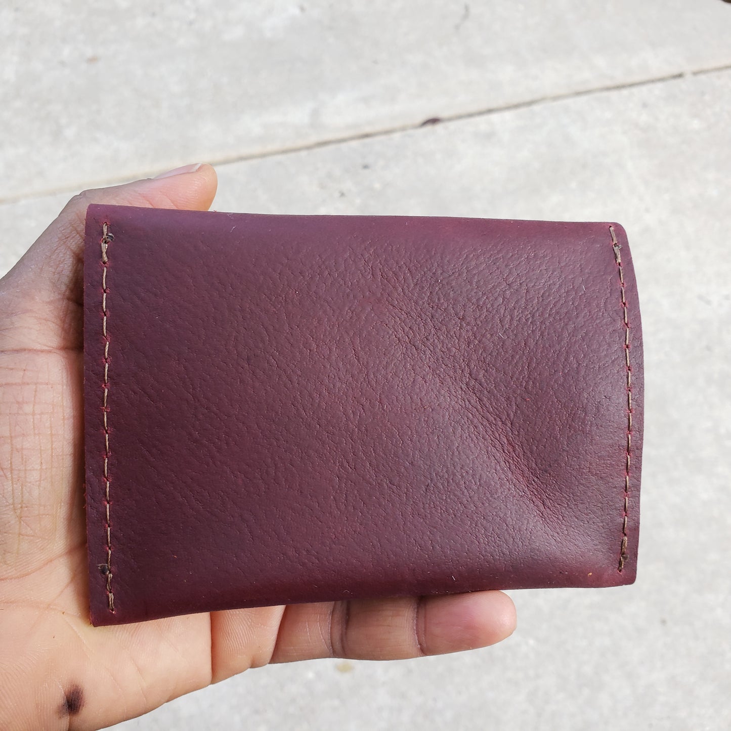 Leather Minimalist Card Wallet