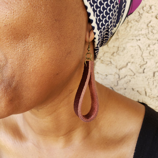 Genuine Leather Earrings